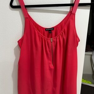 Express Pink Sleeveless Relaxed Tank Blouse